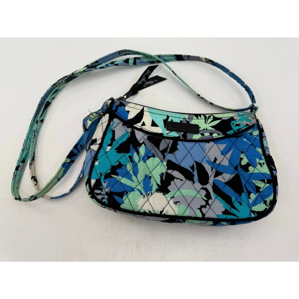 Vera‎ Bradley Camofloral Mini Quilted Floral Crossbody Bag Cottagecore Travel